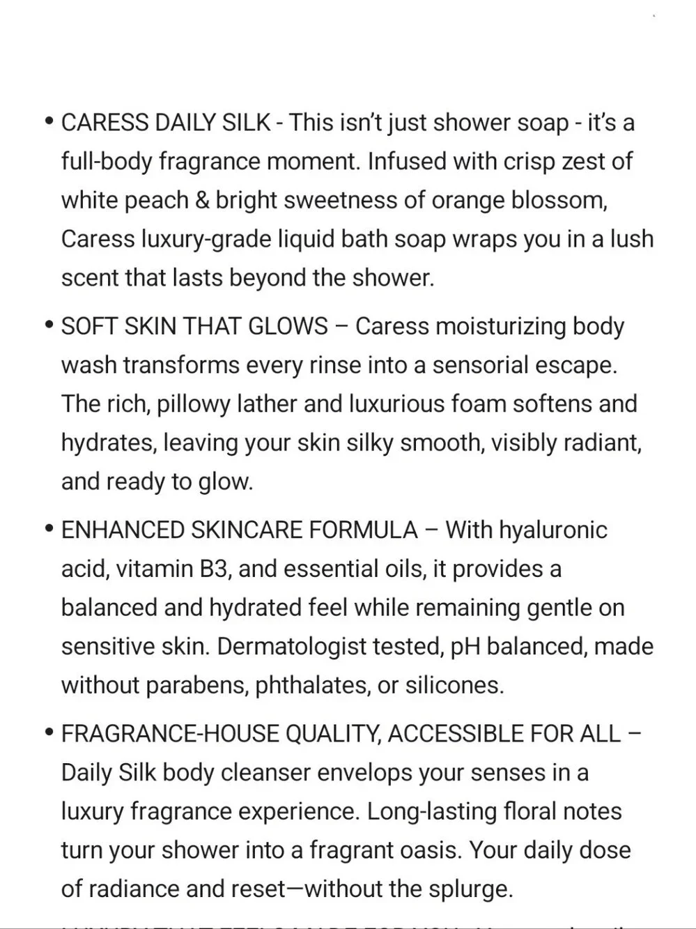 Caress this listing